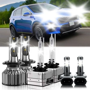 For Kia Sorento 2014-2018 LED HID Headlight Bulb + Fog Light Combo Super Bright - Picture 1 of 11