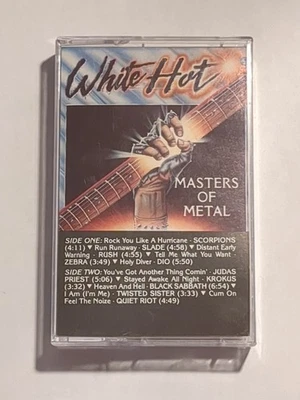 White Hot Masters Of Metal ~ Metal Compilation ~ Cassette (1987) PNU 4205 - Used - Image 1 of 4