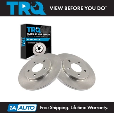 TRQ Rear Vented Brake Rotor Pair Set for Lumina Monte Carlo Grand Prix - Image 1 of 4