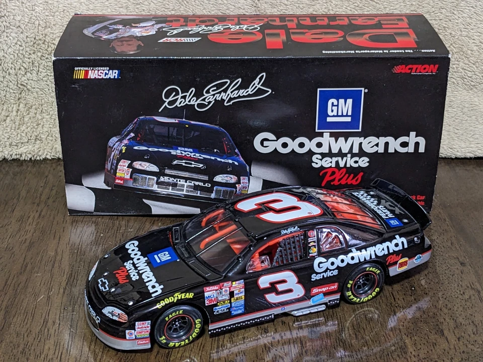 RARO 1:24 Dale Earnhardt #3 GM GOODWRENCH SERVICE PLUS 1999 LE DieCast NASCAR Foto 1 de 4