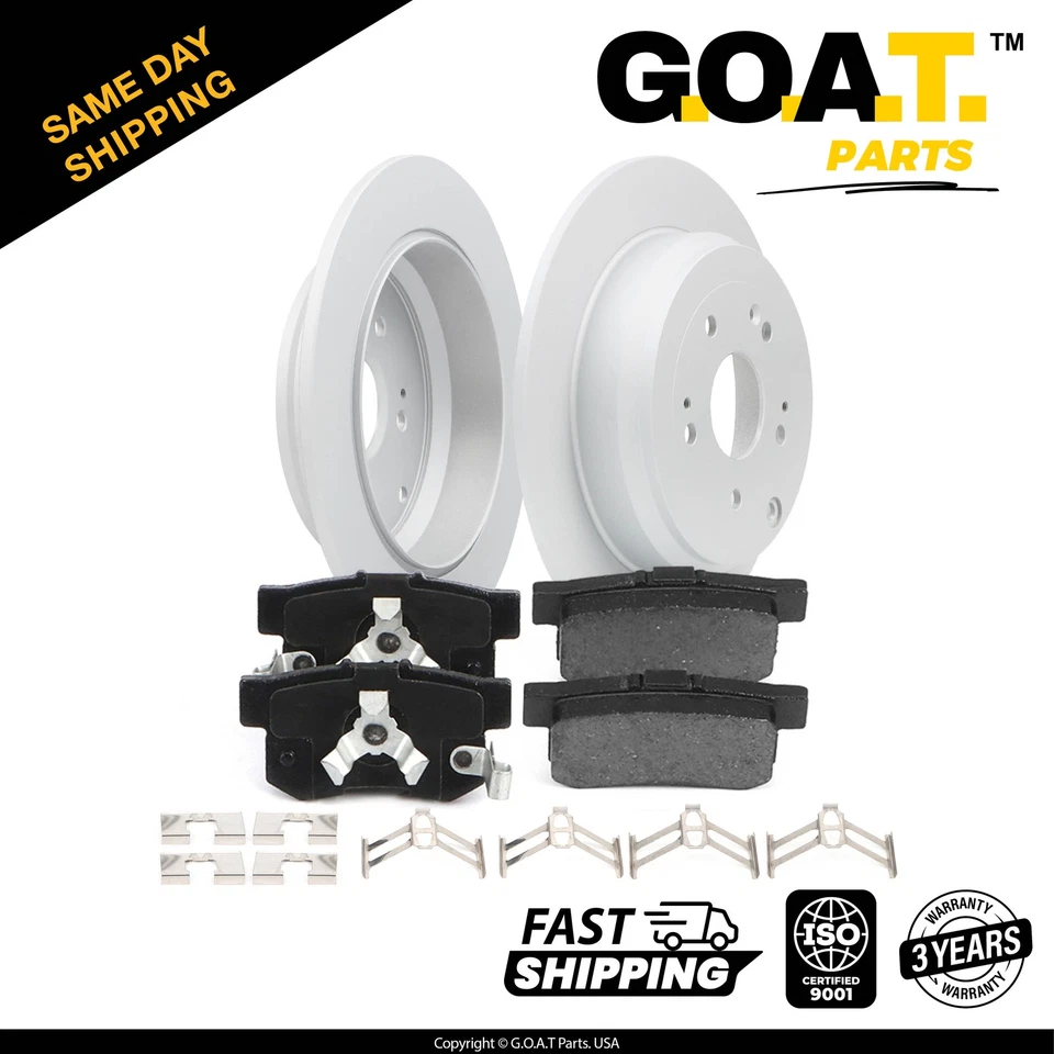 Juego de pastillas de freno y rotor de freno trasero para Acura RDX 2013-2018 2014-2016 Honda CR-V Foto 1 de 1