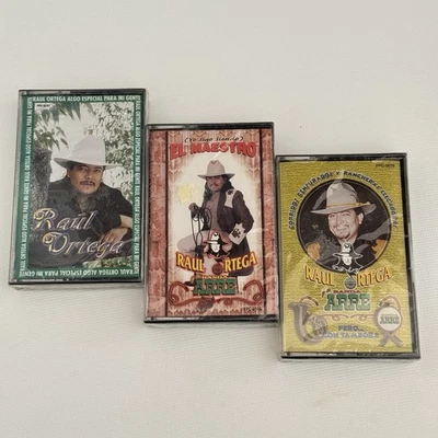 Raul Ortega Cassette Lot 90s Banda Arre ex Banda Machos Corridos Censurados New - Image 1 of 3