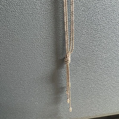 NWOTS Silpada Sterling Necklace 21" Popcorn Chain Forget Me Knot 925 8.75 grams - Image 1 of 4