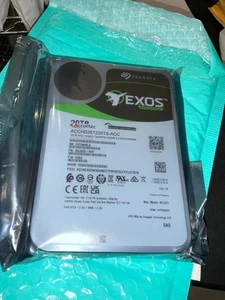 Seagate X20 20GB Enterprise 12Gb SAS3 7.2K rpm Hard Drive ST20000NM002D •2028•✅ - Picture 1 of 1