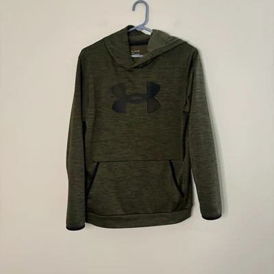 Sudadera con Capucha Under Armour Juvenil Extra Grande Verde Jaspeado Deportiva Otoño N5 Foto 1 de 4