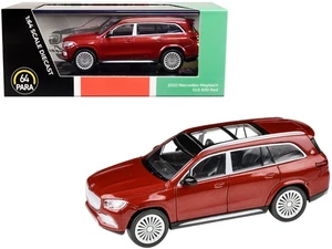 2020 Mercedes-Maybach GLS 600 Red Metallic 1/64 Diecast Model Car Sunroof Par... - Picture 1 of 3