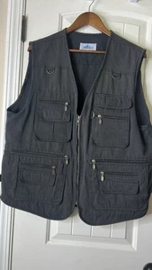 Blue Stone Safety Products Mens Tactical Conceal Carry Vest Military L Distressd - Picture 1 of 18