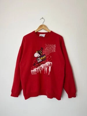 Sudadera De Colección Peanuts Años 80 Snoopy Sport 'Hurra por la Nieve' 1958,1965 Foto 1 de 4