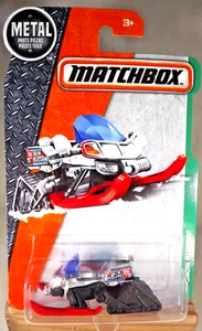 2016 Matchbox 114/125 MBX Explorers SNOW RIPPER Silver-Black wRed Ski-BlkMiniWhl - Picture 1 of 6