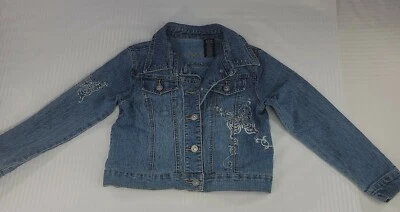 Arizona Jean Co.  Chaqueta de jean mediana con botones para niñas Foto 1 de 4
