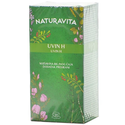 Healthy Naturavita TÉ UVIN H 30 g bolsas de té inflamación urinaria prevención Foto 1 de 3