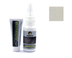 INTERCOLOR Mercedes Nappa greige SET Reparatur 5. Lederfarbe. - Bild 1 von 5
