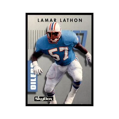 1992 SkyBox Primetime Lamar Lathon Houston Oilers #55 - Image 1 of 3