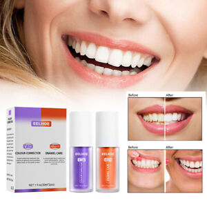 V34 Colour Corrector Teeth Whitening Sensitive Teeth Toothpaste ***