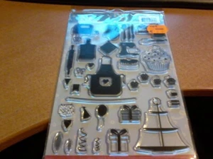 CLEAR STAMP FOR SCRAPBOOKING NEW BUBBLY GIRLS - Picture 1 of 2