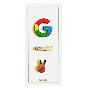 ⚡RARE⚡ PINTRILL x GOOGLE Creator First Google Pin Set *BRAND NEW* 2017 LE  - Picture 1 of 5