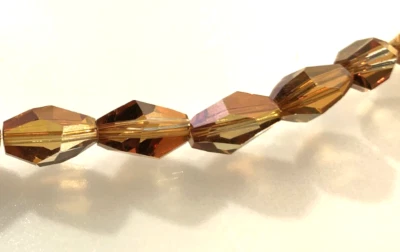 Swarovski Crystal 12x8m (144 pcs) Crystal Copper #5203 (LARGE FP) - Image 1 of 3