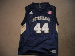 Notre Dame Fighting Irish Basketball Jersey #44 Adidas Youth Large Big East Cla - Picture 1 of 7