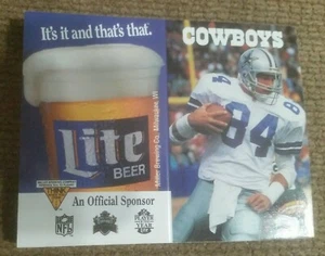 1992 Dallas Cowboys NFL Super Bowl 93 Champions Pocket Schedule (Nrmt-Mt) Unfold - Picture 1 of 8