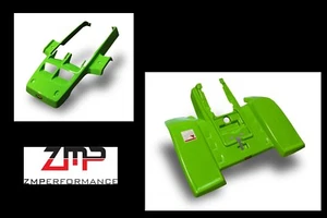 NEW YAMAHA BANSHEE YFZ 350 GREEN RACE FRONT AND REAR FENDER SET PLASTIC - Bild 1 von 1