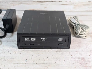 Lite On External DVD ReWritable Writer Drive USB DVD-RW DVD+R DL - Black - Picture 1 of 8
