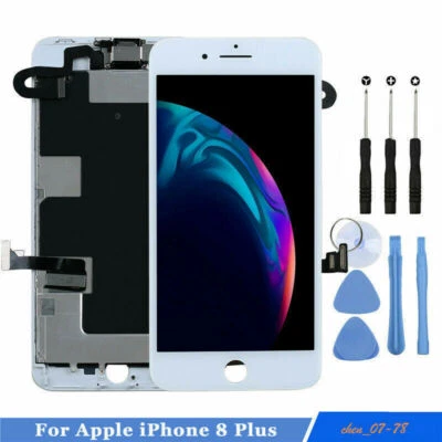 For iPhone 8 Plus LCD Screen Assembly Replacement Touch Display Digitizer Camera - Image 1 of 4