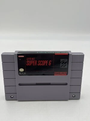 Super Scope 6 Nintendo SNES Authentic Cartridge Only Cart Tested Works - Image 1 of 4