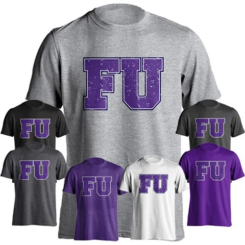 Furman University FU Paladins Distressed School Initials Short Sleeve T-Shirt Cover
