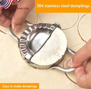 Stainless Steel Dough Press Maker Dumpling Pie Ravioli Making Mold Mould Tools - Picture 1 of 1