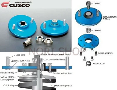 Soportes superiores fijos de bola de almohada delanteros o traseros Cusco para ACURA NSX NA1 NA2 / #ID60 Foto 1 de 4