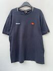 Ellesse Merlo Navy Tshirt Tee Spell Out Logo - Size XL Extra Large
