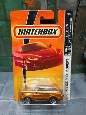 Matchbox VIP Rides (2008) Gold Range Rover Sport Toy Car #38 - Image 1 of 3