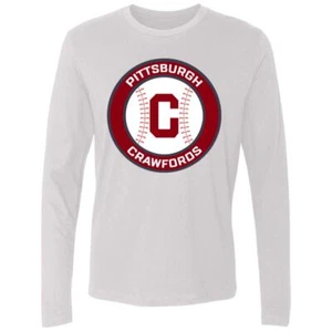 Pittsburgh Crawfords Long Sleeve Shirt Legend A1 | Negro League Baseball Team - Picture 1 of 5