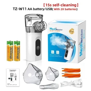 Digital Display Portable Mesh Nebuliizer Machine for Adults&Kids-Travel&Home - Picture 1 of 26