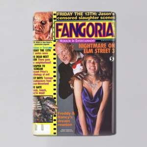 PESADILLA EN ELM STREET 3 con REVISTA NANCY / FANGORIA - IMÁN PÓSTER 2"x3" - Imagen 1 de 4