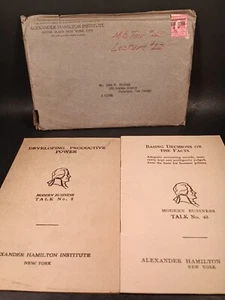 Antique 1910s Alexander Hamilton Institute Pamplets Study Guides In Original... - Foto 1 di 23