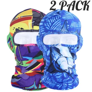 EE. UU. Máscara facial de pasamontañas Protección UV Esquí Capucha solar Máscaras tácticas para hombres Mujeres - Imagen 1 de 12