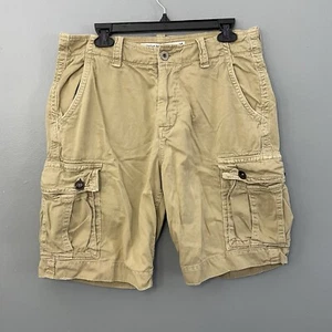 Pantalones Cortos Carga American Eagle Hombres 32 (34) 10" Entrepierna Y2k Patinador Envejecido Resistente - Imagen 1 de 14