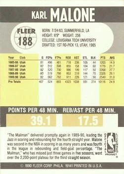 1990-91 Fleer Basketball Cards w/No Black Line Variations/Errors 98-198 You Pick - Image 1 of 1