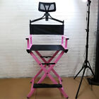 Professional Director Chair Makeup Artist Folding Aluminum Chair with Headrest