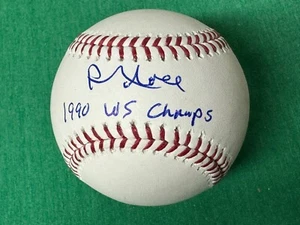 Paul Noce signiert beschriftet Major League Baseball Cincinnati Reds - Bild 1 von 1