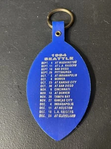 1994 Seattle Seahawks Football Schedule Keychain The Nest Lacey Washington - Picture 1 of 2