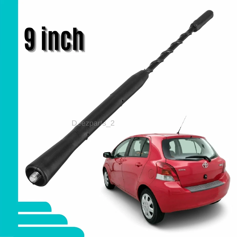Antena 9" negra para Toyota Yaris 2007-2018 Foto 1 de 4