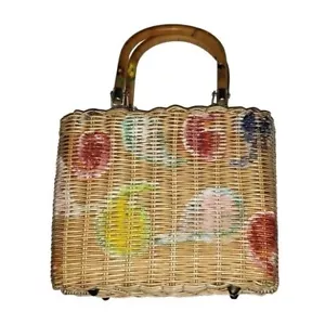 Mid Century Kunststoff Korb Handtasche Geldbeutel Hongkong - Bild 1 von 4