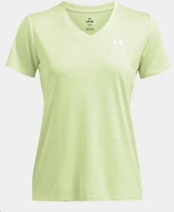 Under Armour Mujer Twist Tech Cuello en V (XS, S, M, L, XL) - Imagen 1 de 19