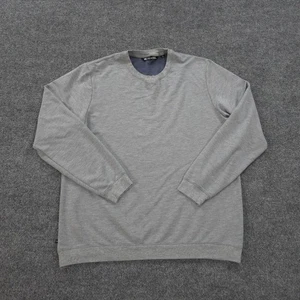 Travis Mathew Sweater Mens Extra Large Grey Fink 2.0 Performance Golf Preppy - Picture 1 of 13