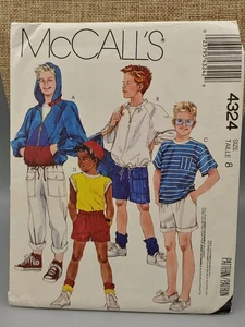 VTG MCCALLS SEWING PATTERN 4324 BOY'S SIZE 8 JACKET, PANTS, SHORTS, SHIRT uncut - Picture 1 of 3