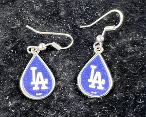 Orecchini pendenti sport baseball LA Los Angeles Dodgers regalo baseball - Foto 1 di 4