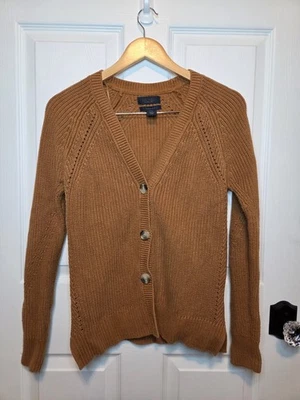 Cárdigan Rachel Roy Tejido Algodón Óxido XS Acogedor Clásico Cabina Preppy Granola  Foto 1 de 4