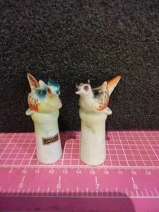 Vintage Nicken Fasan Vogel Salz und Pfefferstreuer Patent T.T Japan ohne Boden - Bild 1 von 3